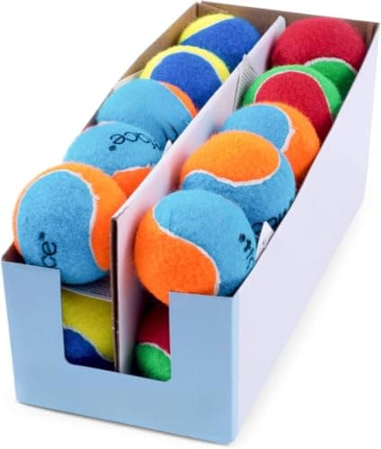 Image of CD Pack of 20 Squeaky Tennis Balls for Dogs – Soft, Durable Indoor/Outdoor Fetch Toy
