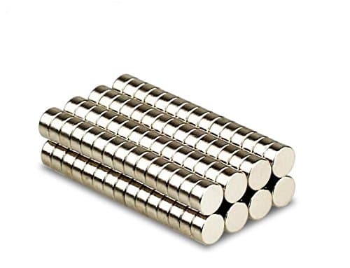 Image of Magnetastico | 50 pieces 6x3 mm disc neodymium magnets N52 | Fridge magnet Pinboard magnet Permanent magnet Whiteboard magnet Crafts magnet | Small planning & Notice board magnets