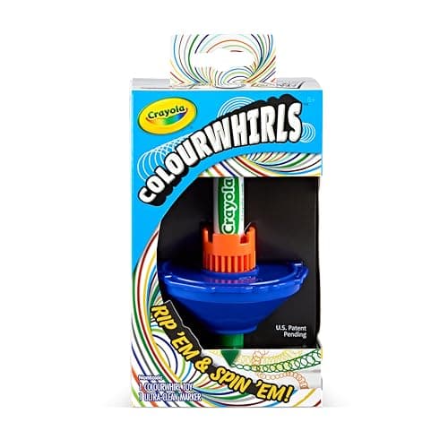 Image of CRAYOLA Colourwhirls - Rip ‘Em and Spin ‘Em to Create Unique Art! | Can Be Used With Your Own Markers! | Kids Arts & Crafts Toys for Ages 6+