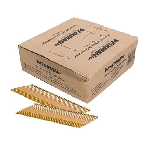Image of Fixman 413678 Galvanised Ring Nails 2500pk 3.1 x 90 mm