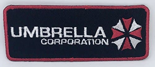 Image of Umbrella Corporation Resident Evil Logo Iron on Sew on Embroidered Patch