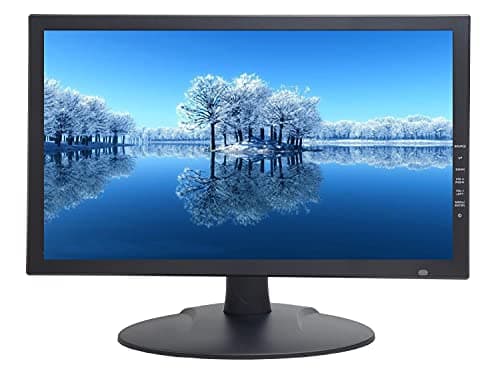 Image of 101AV 18.5 HD LED Security Monitor HDMI VGA & BNC Input Build in Speaker Wide Screen Audio Video Display Computer PC Monitor for CCTV DVR Home Office Surveillance Optional Mount(3D Comb Filter)