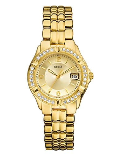Image of GUESS Women Analog Quartz Watch with Stainless Steel Strap U85110L1