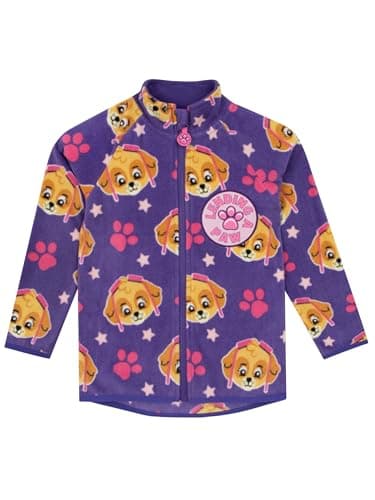 Image of Paw Patrol Girls Fleece Jacket | Girls Jacket With Zip | Skye Kids Jackets | 2-3 Years