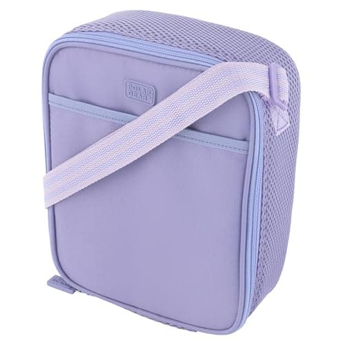 Image of Polar Gear Kids Lunch Bag with Adjustable Strap & Front Storage Pocket | Insulated Lunch Bag Kids with Antibacterial Wipe-Clean Lining for Boys & Girls | Lightweight & Durable Design for School Travel