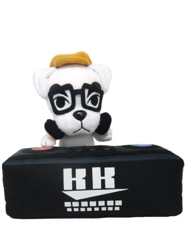 Image of San-ei Animal Crossing New Leaf Plush Toy - 6.5" DJ K.K. Slider / Totakeke (Japanese Import)