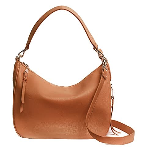 Image of Meliaebag Mirrorless DSLR Camera Bag Purse for Women, Cute Premium Leather Crossbody Hobo Shoulder Tote for Travel, Fits Canon Nikon Sony Olympus (Brown)