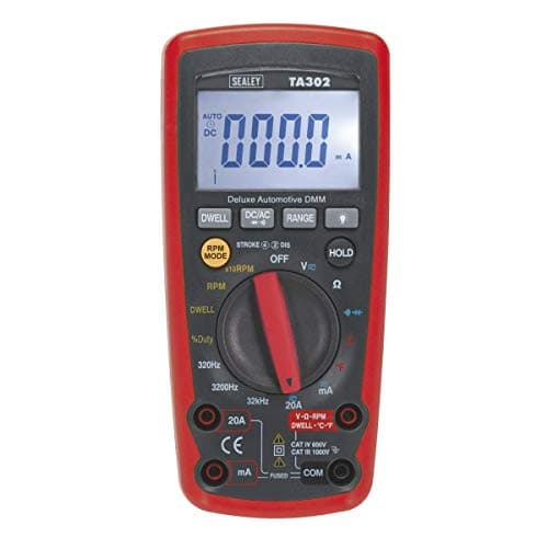 Image of Sealey Ta302 Digital Automotive Analyser 12 Function With Ic