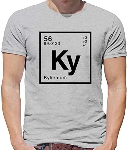 Image of Kylie Periodic Element - Mens T-Shirt - Ash - Small