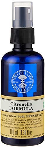 Image of Neal's Yard Remedies Citronella Formula, Cooling Body Freshener Spray, With Citrus Extracts, Essential Oils & Vitamin C, 100ml