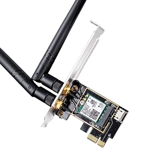 Image of Cudy WE3000 AX3000 Wireless WiFi 6 PCIe Card for PC, Bluetooth 5.2, AX200, 3000Mbps WiFi 6 Speed, Bluetooth 5.2/5/4.2/4.0, Windows 11/10