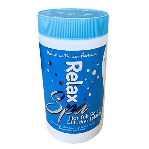 Image of Relax Spa Hot Tub Small Chlorine Tablets