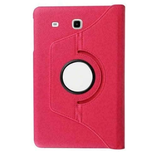 Image of 360 Rotating Leather Case Cover For Samsung Galaxy Tab E 9.6 Inch T560 T561 (Pink, Samsung Galaxy Tab E 9.6" (2015))