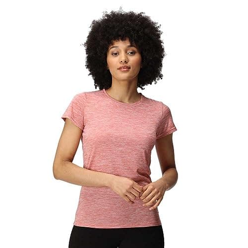 Image of Regatta Womens Fingal Edition Wicking Jersey T Shirt Red