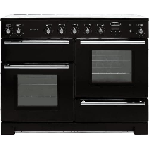 Image of Rangemaster Toledo + TOLP110EIGB/C 110cm Electric Range Cooker with Induction Hob - Black - A/A Rated