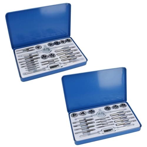 Image of BSF + BSW Whitworth Tap and Die Sets British Standard Fine Coarse Rethreader