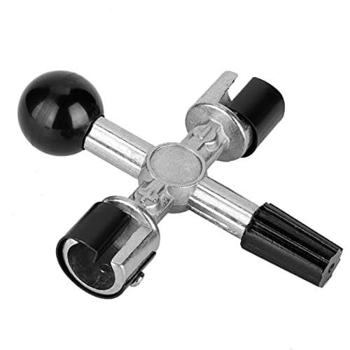 Image of Car Battery Post Cleaner, 4 Way Battery Terminal Cleanercutterer Terminal Tool Cleaner Automotive Accessory