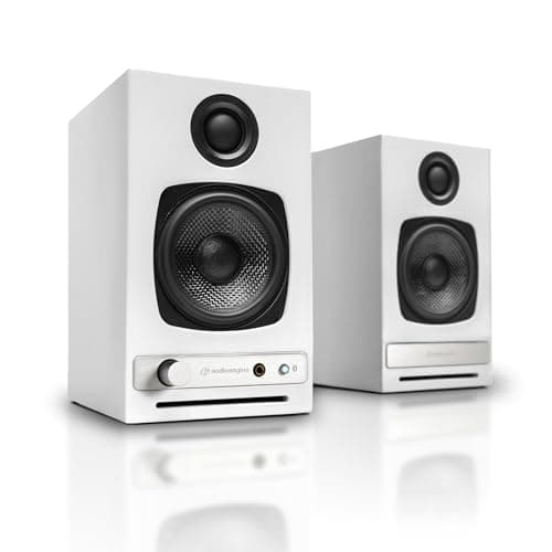 Image of Audioengine HD3 Home Music System - Wireless Speakers with Bluetooth - 60W Powered Computer and Desktop Speakers with aptX HD Bluetooth