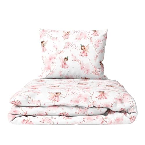 Image of Baby Comfort 2 Piece Children Quilt Duvet & Pillow Set 80x70 cm 12M+ (Fairies)