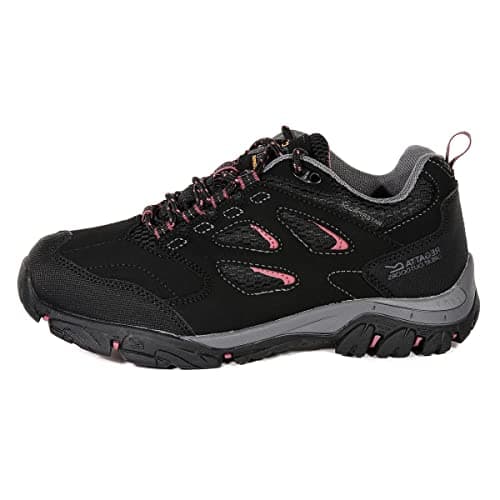 Image of Regatta Womens Holcombe IEP Low Rise Walking Shoes - Black - 5 UK