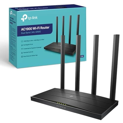 Image of TP-Link Archer C80 AC1900 MU-MIMO Dual Band Wireless Gaming Router, Wi-Fi Speed Up to 1300 Mbps/5 GHz + 600 Mbps/2.4 GHz, Supports Parental Control, Guest Wi-Fi