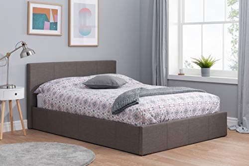 Image of Birlea Berlin Ottoman Storage Bed, Fabric, Grey, King