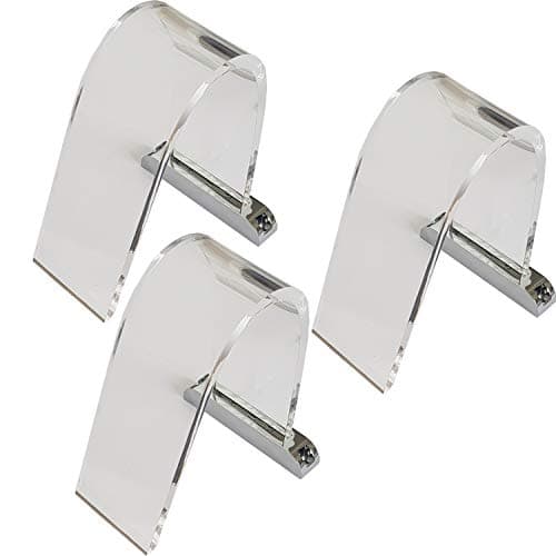 Image of 3 Pack | *240V Mains* Over Cabinet Curved Glass LED Light Kit | Natural White | Powered Kitchen Cupboard Downlight | Bathroom Make-Up Mirror Spotlight | Wardrobe Drawers & Unit Lighting