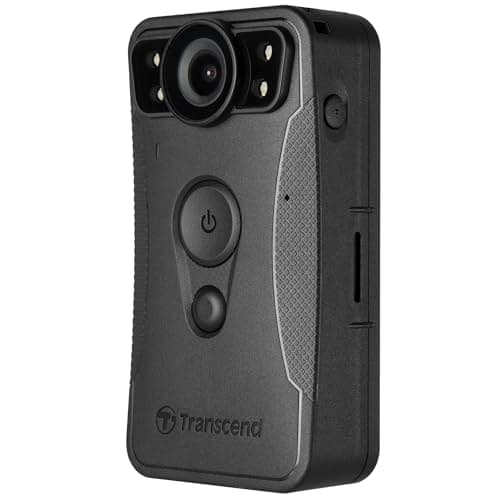 Image of Transcend DrivePro Body 30 128GB Body Camera, IP67 Waterproof 1440P 2K QHD, Infrared Night Vision Ideal for Law Enforcement, Security & Lone Workers