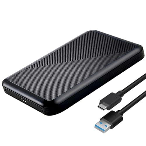 Image of Combrite USB-C 2.5 Hard Drive Enclosure USB Type-C 3.1 Gen.2 External HDD SSD Caddy Tool-Free Design SATA [UASP Supported] For 2.5-Inch SATA HDD/SSD Disk