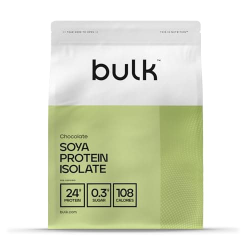 Image of Bulk Soya Protein Isolate Powder, Vegan Protein Shake, Chocolate, 1 kg