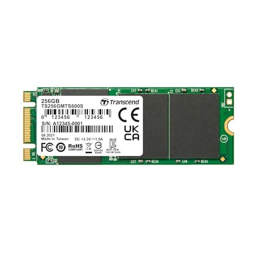 Image of Transcend MTS600S 256 GB M.2 2260 SATA III 6 Gb/s Internal Solid State Drive (SSD) MLC NAND (TS256GMTS600S)