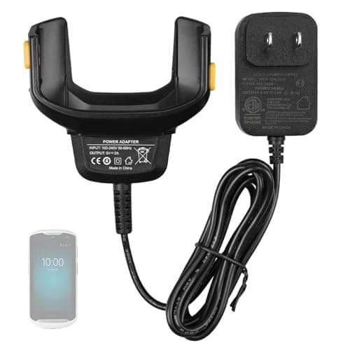 Image of for Zebra Scanner TC57 Charger Cable: Wall Adaptor Charging for Zebra for Symbol PDA TC51 TC52 TC56 TC57 TC510 TC510K TC52X TC520L Handheld Barcode Scanners