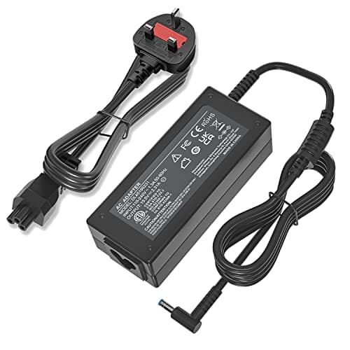 Image of 45W Laptop Charger for HP 14s 15s, Pavilion 11 13 14 15 17, Stream 11 13 14, Spectre X360, Chromebook 11 14 Ac Adapter Power Supply via Blue Tip