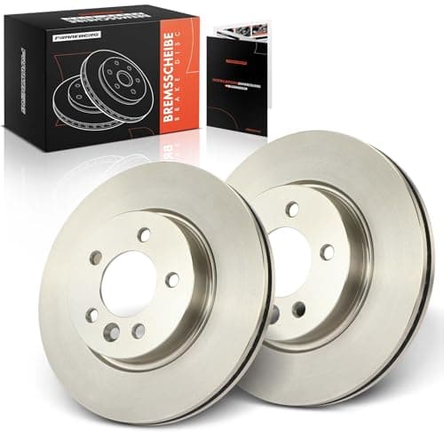 Image of Frankberg Brake Disc Set incl. 2x Discs Front Vented Ø317mm Compatible with Discovery III Van L319 R.a.n.g.e R.o.v.e.r Sport L320 Replace# SDB000604