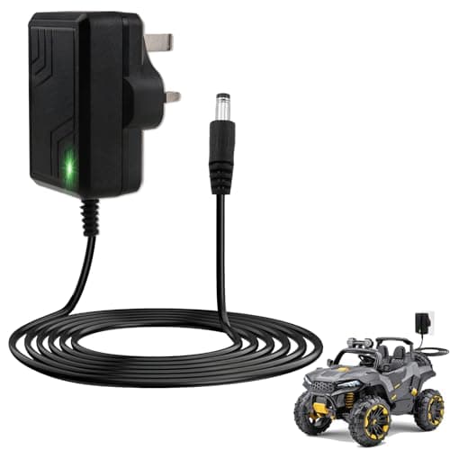 Image of 6V Battery Charger for Child Electric Car, Kids Electric Car 6 Volt Battery Charger for Ride on Toys Car, Motorcycle, Quad Bike, Sports - Universal Supply Power Adapter 5.5mm*2.1mm