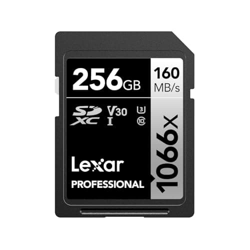 Image of Lexar Professional 1066x SDXC UHS-I Memory Card 256GB, up to 160MB/s Read, V30/U3/C10 for DSLR Cameras and HD Camcorders