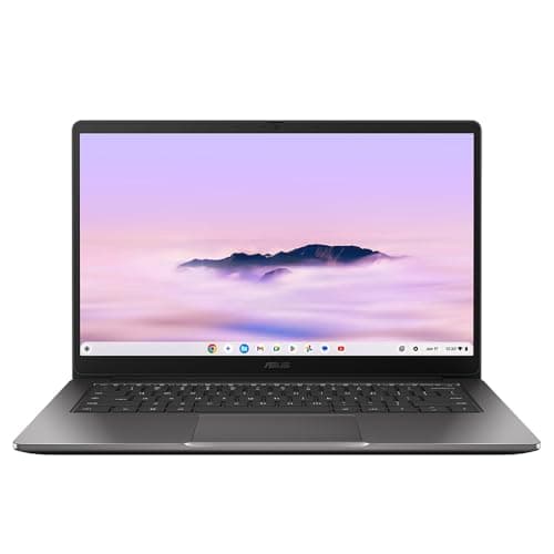 Image of ASUS Chromebook Plus 14 CX1405CTA Laptop | 14.0" Full HD Screen | Intel Core 3 N355 Processor | 8GB RAM | 128GB SSD | Google Chrome OS