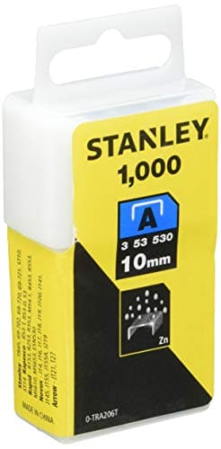 Image of Stanley STA0TRA206T Light Duty Staple 10MM (1000) 0-TRA206T