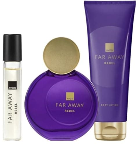 Image of Far Away Rebel Gift Set, includes Eau de Parfum 50ml, Body Lotion 125ml and Purse Spray 10ml