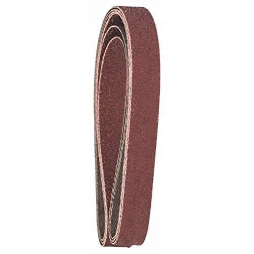 Image of Bosch Sanding Belts for Black and Decker Powerfile (13mm width / 120 Grit / 3 Pieces / Wood / Part Number 2609256239)