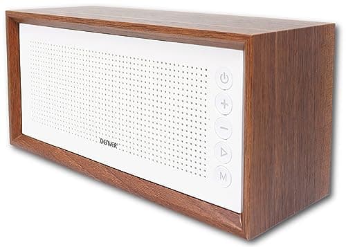 Image of Denver BTS-210 Portable Bluetooth Wireless Speaker, 10W Stereo, FM Radio, 1500mAh battery, USB, SD & AUX In