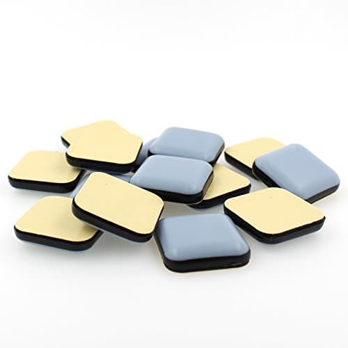 Image of Lifeswonderful - PTFE Teflon Furniture Glides - Square - Self Adhesive - Various Sizes