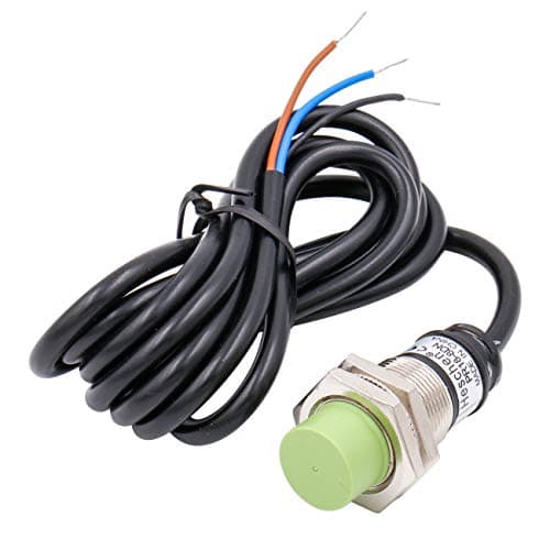 Image of Heschen Inductive Proximity Sensor Switch PR18-8DN Cylindrical Type, 8mm Sensing, M18 Round, Non-Shielded, 12-24VDC 3-Wire, NPN NO(Normally Open) CE