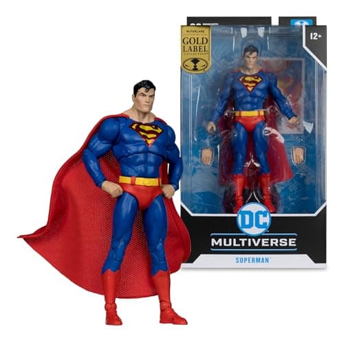 Image of McFarlane DC Multiverse Superman (Action Comics) Gold Label 7in Action Figure Toys