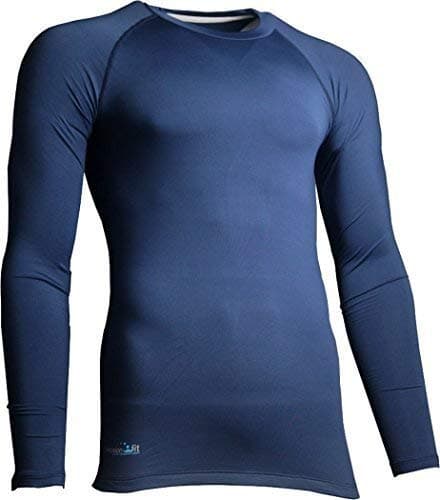 Image of Precision Essential Base-layer Long Sleeve Shirt Xx.large Navy