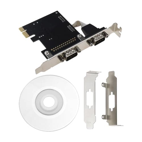 Image of Create idea Port Card PCI Express Serial Card PCI Express Serial Extension Adapter PCI-E to RS232 Serial Expansion Card Compatible with Windows XP/Vista/7/8