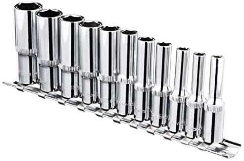 Image of Blue Spot Tools 01540 1/4 Inch Deep Metric Socket Set, Multi