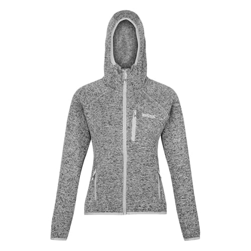 Image of Regatta Womens Newhill Full Zip Hooded Fleece Jacket, Comfortable, Stretchable Midlayer - Perfect for Outdoors, Walking, Hiking & Camping