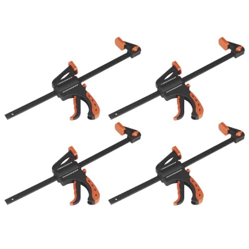 Image of Sealey 300mm Ratchet Bar Clamp - 4pc Set AK61024