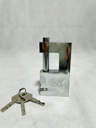 Image of 2x80mm Heavy Duty Padlock - Large Shutter Lock for top Security, 3 Keys Included